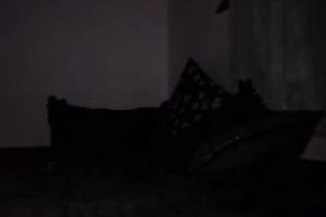 Dark night quickie of young Indian pair in bedroom