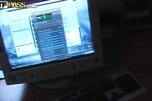 Amateur Russian legal age teenager Ksenia rides her BF's ramrod and fucks from behind