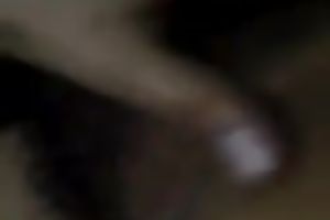 My cute Indian brunette hair shows her melons and sucks ramrod