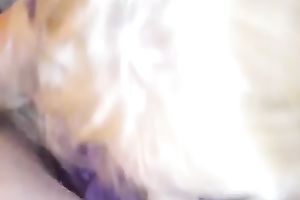 Breath-taking POV oral sex action with a older golden-haired bitch