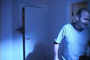 Fair-haired chick admires a guy with her cock-riding skills