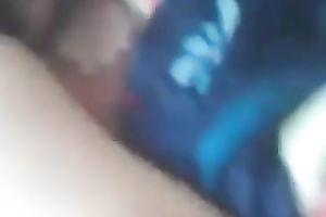 My worthy GF plays with my jock previous to taking it in her pussy