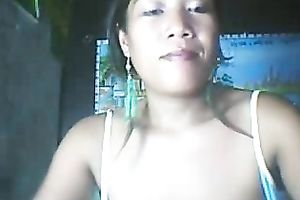 26 year old Filipino playgirl is showing off her large swollen nippples