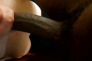 Brunette prostitute enjoys working on my BBC in homemade episode