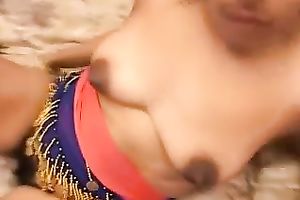 The messy vagina of an Indian corpulent floozy attracts a tourist