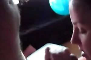 My lustufl dark brown slut can't live without to feel cream on her breasts