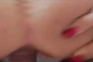 Dirty and freaky blond t-girl shows me her schlong and sucks mine