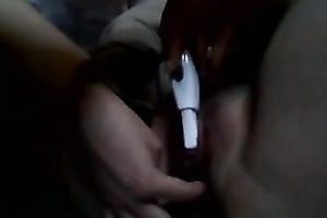 I love to tickle my slit with my sex toy when I am home alone