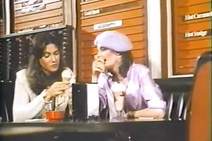 White honey sucks schlong of her ally and then rides him on the ottoman