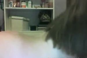 When this babe is in a particularly slutty mood this babe reaches for her hairbrush