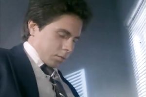 Two nice-looking office sluts sucking and sharing a dong