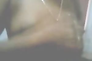 She gives me a quick cook jerking to make me cum on her meatballs