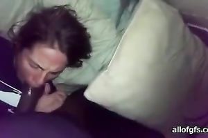 Nerdy dilettante doxy gets face-fucked by a dark stud in POV movie