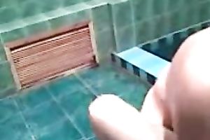 My hawt tempered Eastern girlfriend can't live without getting fucked in the washroom