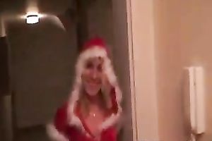 Mrs Claus is a a-hole floozy and that babe likes getting drilled in the ass