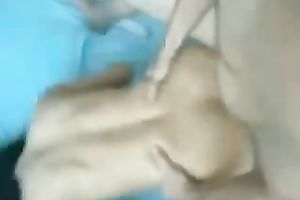 Fucking a diminutive girl's holes with my nasty buddies