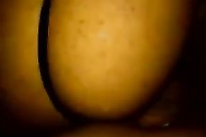 My Married slut pulls her strap aside and takes a ride on my knob