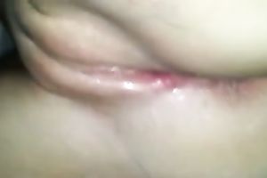 Close up homemade scene with me getting my ivory cum-hole licked