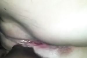 Close up homemade scene with me getting my ivory cum-hole licked