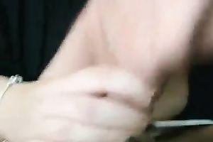 She pulled out her whoppers and sucked my dong on POV home clip