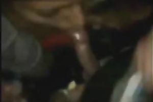 Mexican black skin wife gives me head on homemade movie