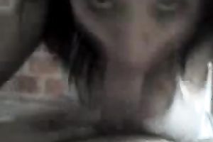 Bootyful Latina hottie gives me an astounding oral-stimulation