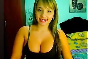 Spicy hawt Latina sexpot shows off her curves and then that babe masturbates