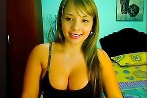 Spicy hawt Latina sexpot shows off her curves and then that babe masturbates