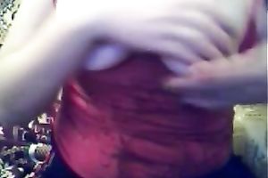 Stunning solo with me kneading my large mambos and rubbing my muff