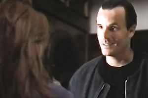 Retro dark brown with terrific ass receives drilled in the sideways pose