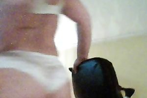 When I seen a ideal big round butt like this I loose control