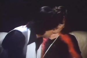 Petite brunette classic milf widens her legs for gracious fellow