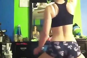 Stunning homemade movie scene with me and my ally twerking