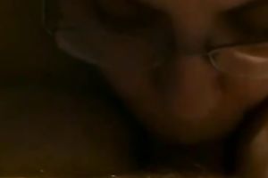 My big beautiful woman GF with huge hooters is engulfing each inch of my hard dick