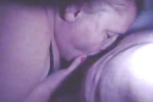 Sucking old and stinky cock of my hubby on POV movie scene