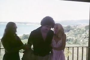 Dumpy fair haired tramps are intend to have sexy three some with dark mustached chap