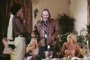 Dumpy fair haired tramps are intend to have sexy three some with dark mustached chap