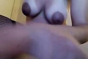 Pregnant web camera model with diminutive boobs can't live without her job