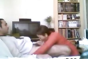 Thirsty and sock hungry chubby chick loved to engulf that big dick