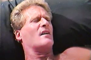 Appetizing blonde head rides her guy and swallows his cock juice
