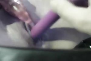 My slutty paramour is fucking my taut slit with my sex toy