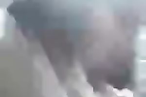 Hot youthful dark brown white bitch blows me on POV tape and shows me her wazoo