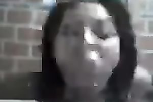 Hot youthful dark brown white bitch blows me on POV tape and shows me her wazoo