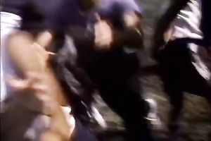 Pretty brunette hair college white wife blows penis of her boyfriend in the van