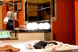 My insatiable Asian playgirl dressing up after precious fucking