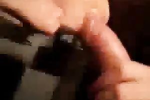 Super horny golden-haired does an fantastic job sucking on my dick