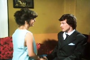 Retro dark brown milf acquires her hair bawdy cleft properly screwed