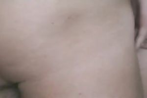 She opens up her hairless milf gash and I sex cream inside it