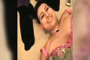 Chubby non-professional milf rubs her lover's shlong and kneads her large mambos