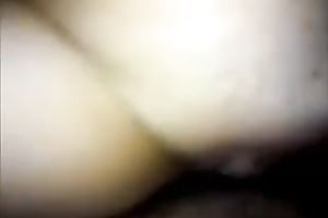 Horny floozy acquires her hairless twat banged by dark guy